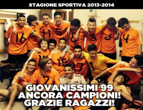 Calcio: 2014 – Giovanissimi ’99 campioni provinciali