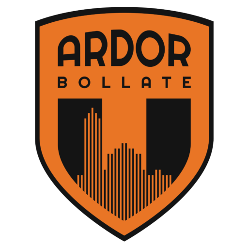 logo ardor bollate arancione